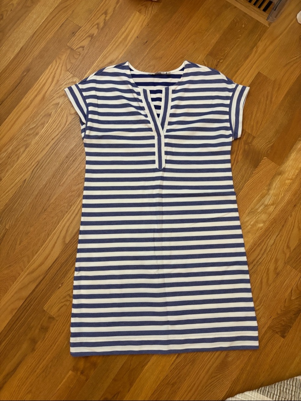 Vineyard Vines Navy & White Striped Knit Top